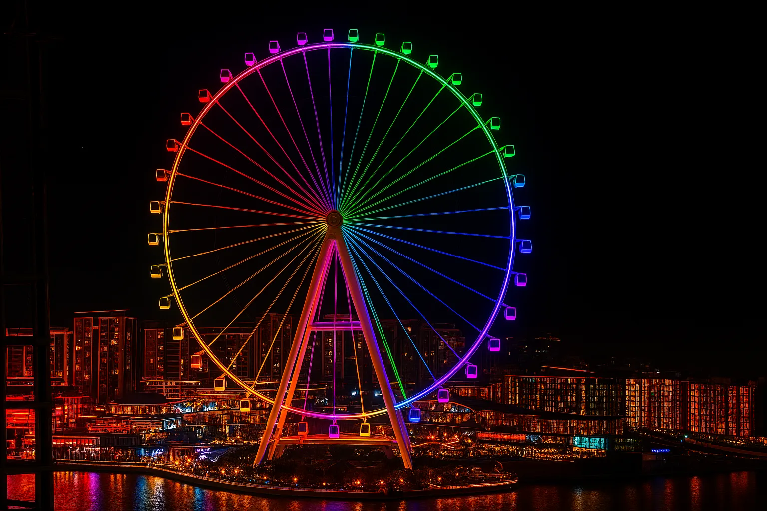 Ferris Wheel Lighting
